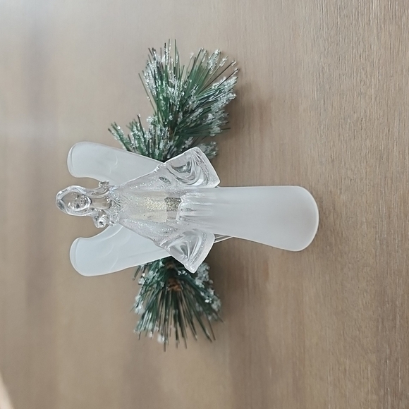 Frosted Acrylic Angel Ornament - Picture 2 of 7